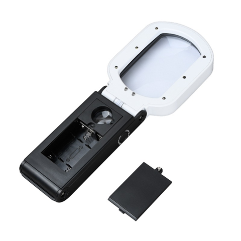Lupa 10x s LED osvětlením