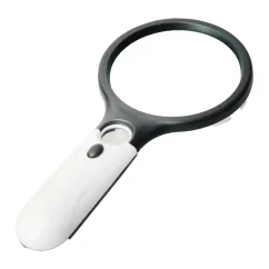Kapesní lupa 4x s LED osvětlením