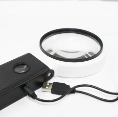 Stojánková lupa 3,5x s LED osvětlením